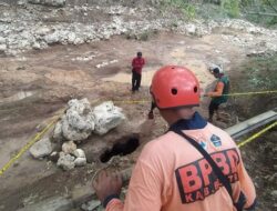 BPBD Minta Bantuan PVMBG Cek Lubang Misterius di Sungai Blitar