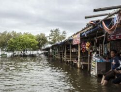 Ribuan Rumah Sampai saat ini Tambak Ikan Terendam