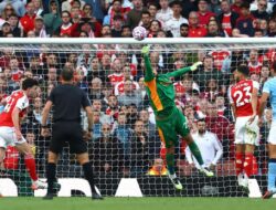 Duel Sengit Arsenal vs Man City Imbang 1-1