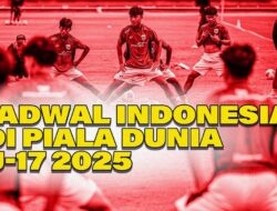 Jadwal Indonesia di Piala Dunia U-17 2025