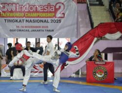 Sengit di Hari Ke-2 CNN Indonesia Taekwondo Championship 2