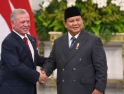 Prabowo Dapat Penghargaan Tertinggi dari Raja Yordania Abdullah II