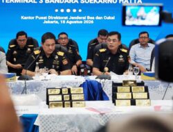 Bea Cukai Gagalkan Penjualan Barang ke Luar Negeri 22,3 Kilogram Emas Senilai Rp 60 Miliar