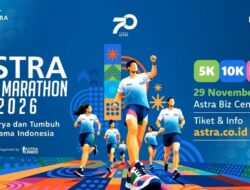 Pendaftaran Astra Half Marathon 2026 Dibuka 15 September, 6.000 Tiket Jadi Rebutan Pelari