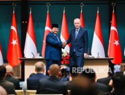 Erdogan Telepon Prabowo, Bicara Kerja Sama Lini pertahanan dan Hubungan Luar Negeri